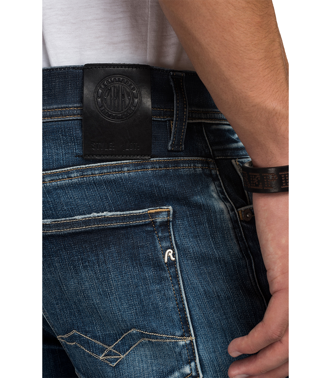 JONDRILL 11.5oz  Hyperflex-bio ディープブルー スーパーストレッチデニム 詳細画像 ダークブルー 8